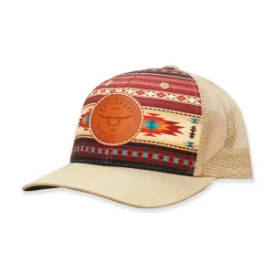 Rope Smart Tan/Aztec Circle Patch Cap