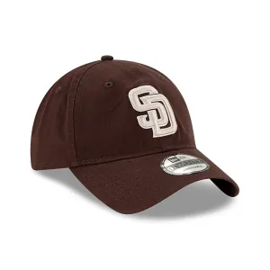 San Diego Padres MLB Core Classic Dark Brown 9TWENTY Adjustable Cap NEW ERA