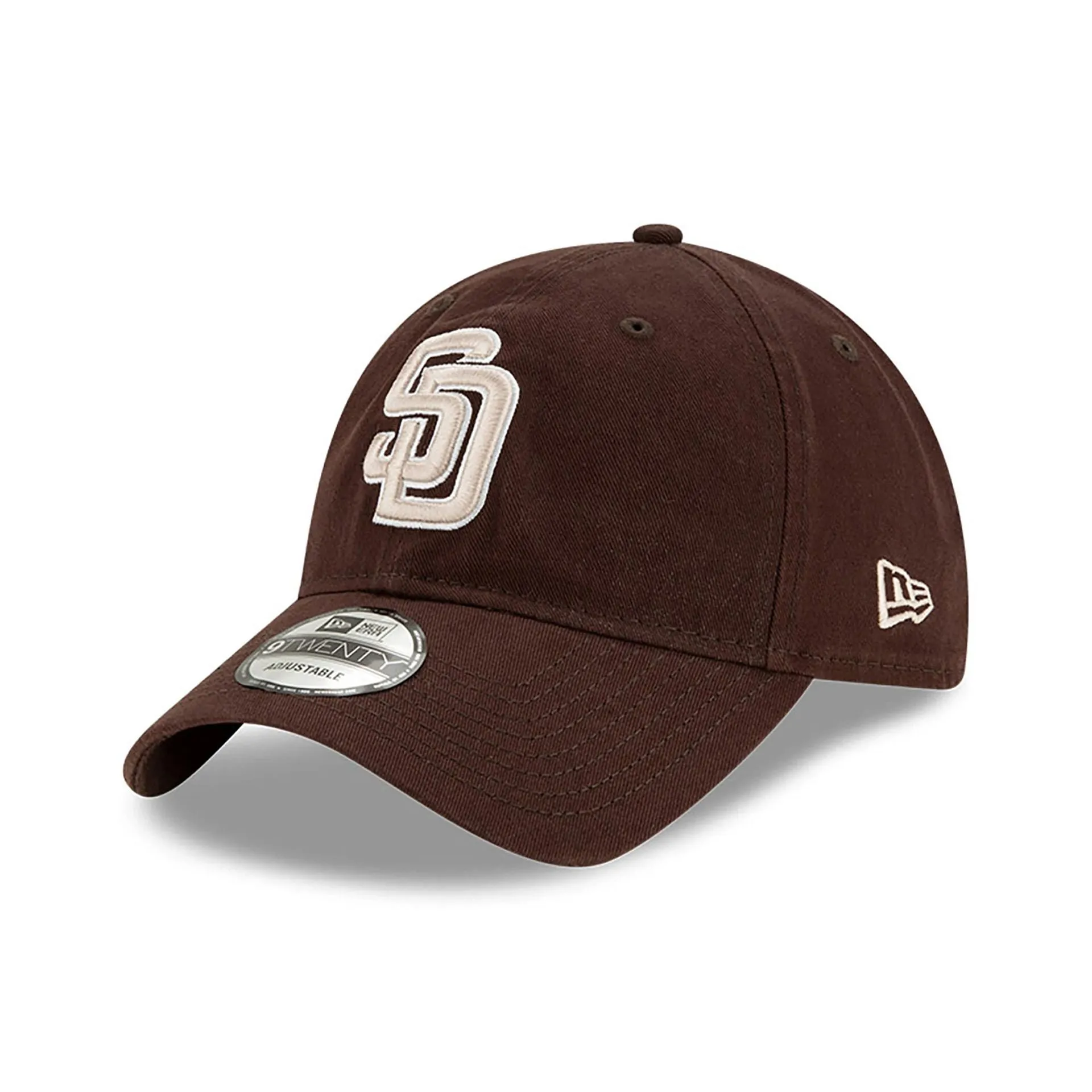 San Diego Padres MLB Core Classic Dark Brown 9TWENTY Adjustable Cap NEW ERA