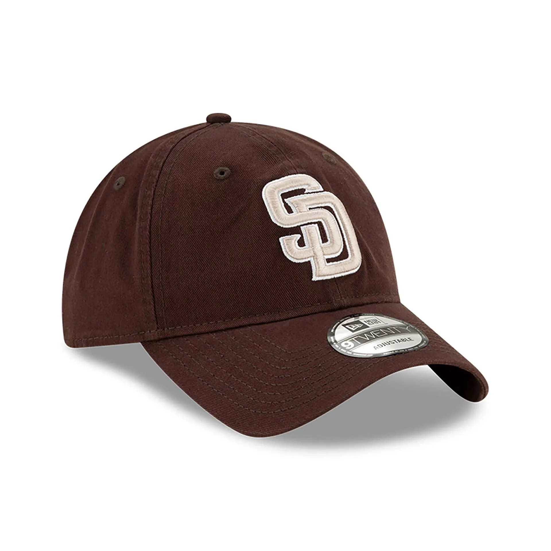 San Diego Padres MLB Core Classic Dark Brown 9TWENTY Adjustable Cap NEW ERA