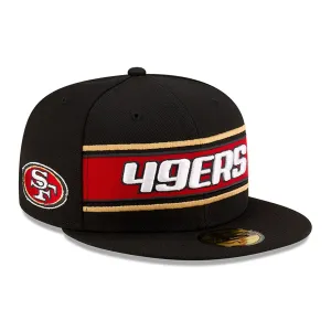 San Francisco 49Ers NFL Sideline 2024 Black 59FIFTY Fitted Cap NEW ERA
