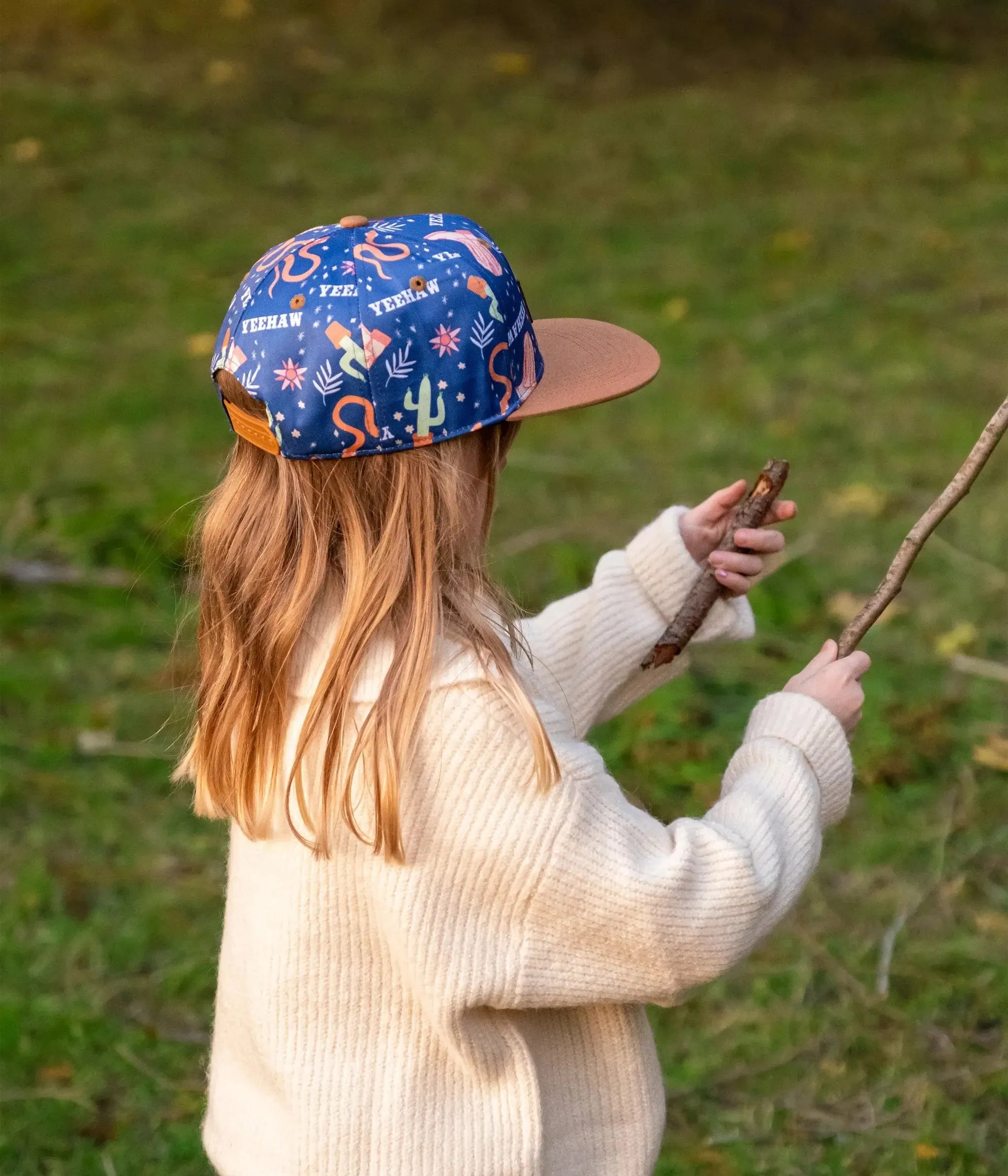 Yeehaw Snapback Hat - Blue | Headster